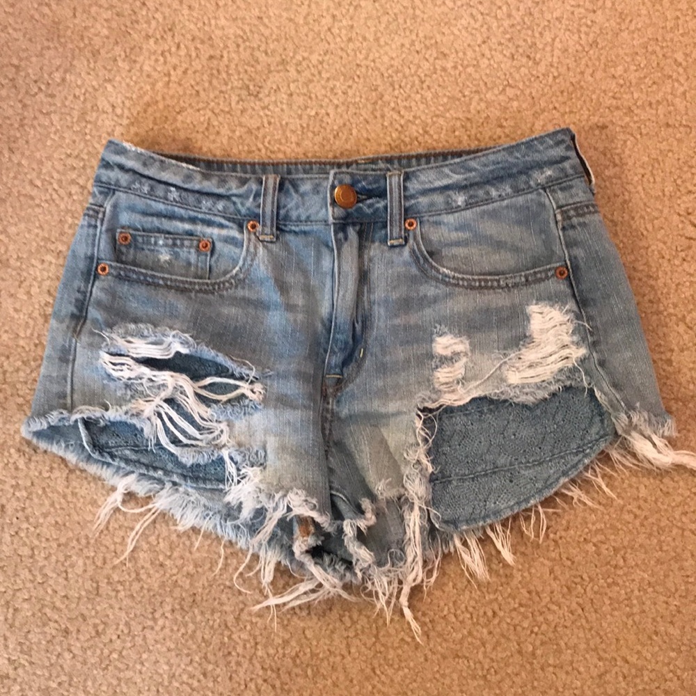 American Eagle Hi-Rise Festival Shorts